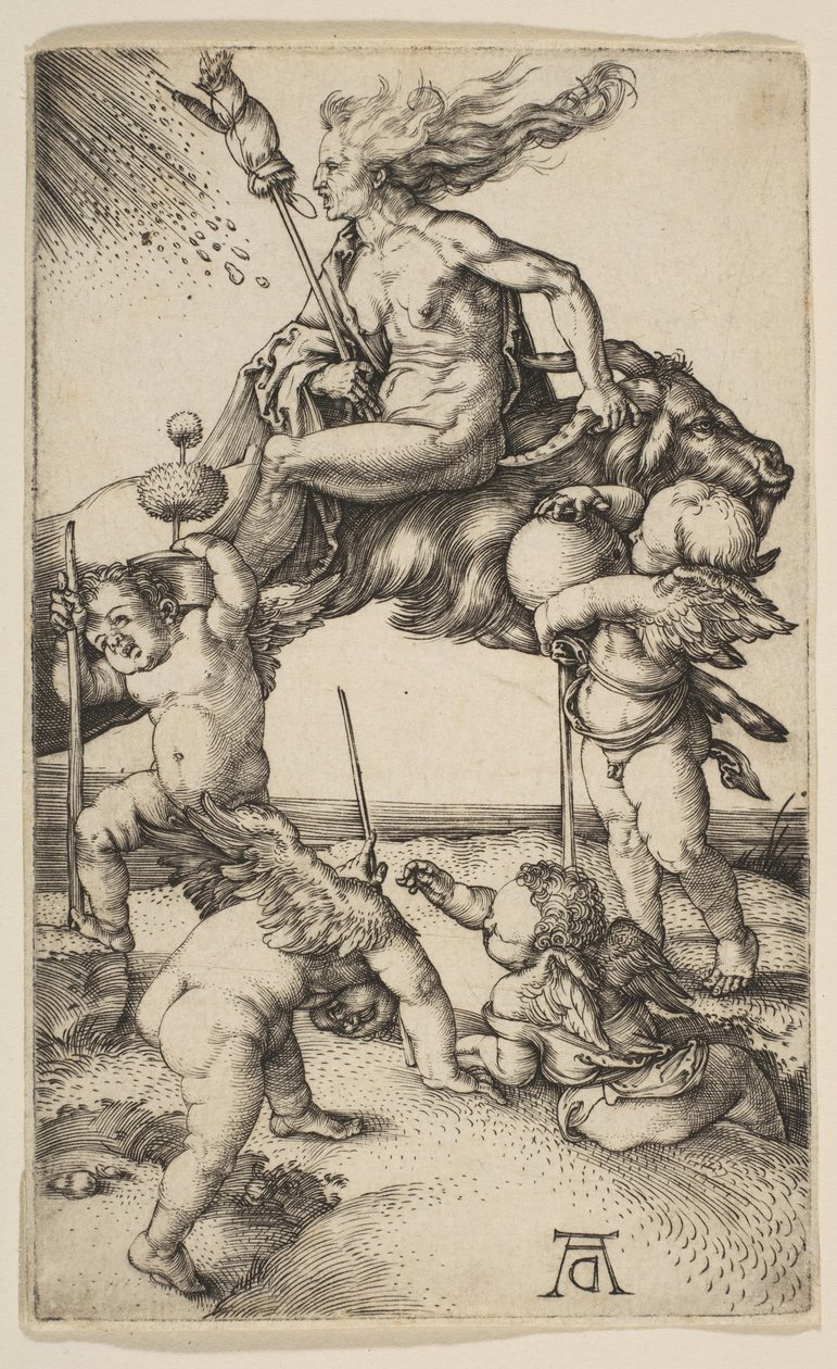 Heksen, ca. 1500. af Albrecht Dürer