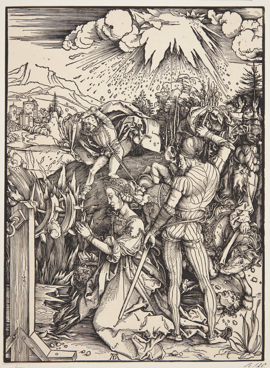 Sankt Catherines martyrium af Albrecht Dürer
