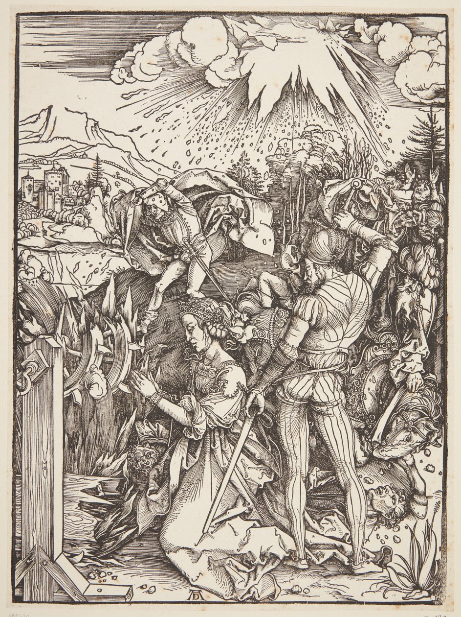 Sankt Catherines martyrium af Albrecht Dürer