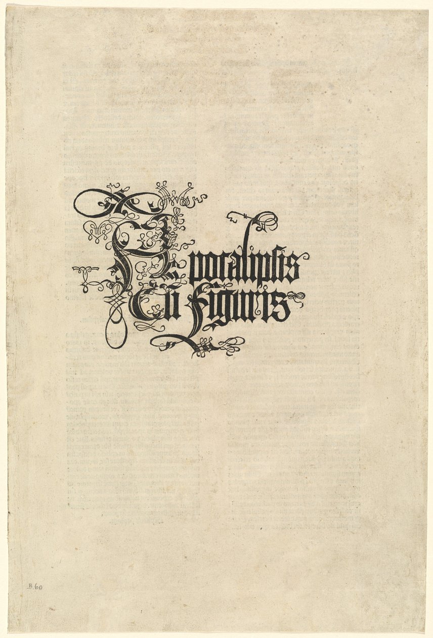 Titel side af Albrecht Dürer