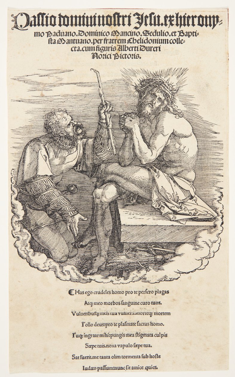 Titelside: The Mocking of Christ af Albrecht Dürer