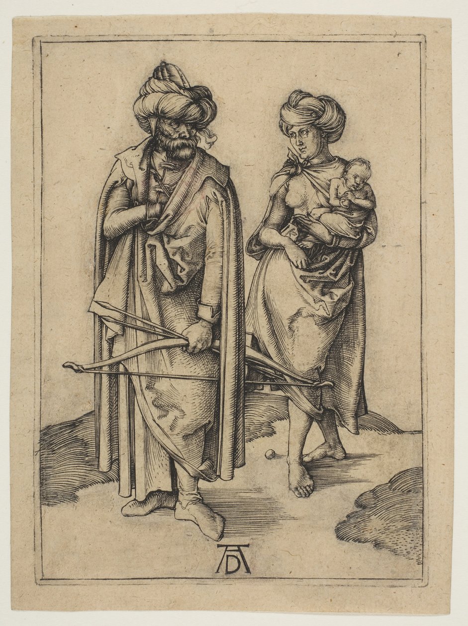 Tyrkisk familie, ca. 1496. af Albrecht Dürer