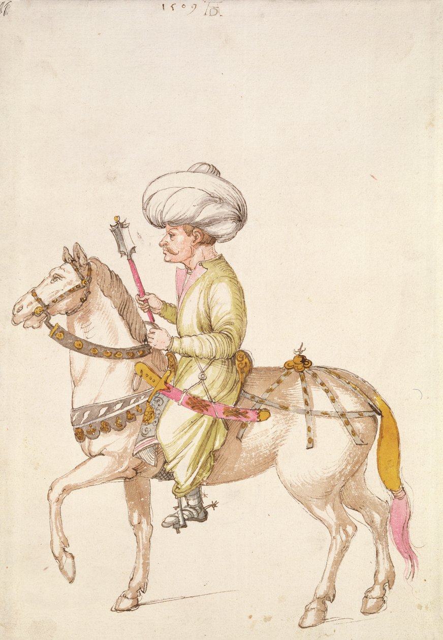 Tyrkisk rytter af Albrecht Dürer