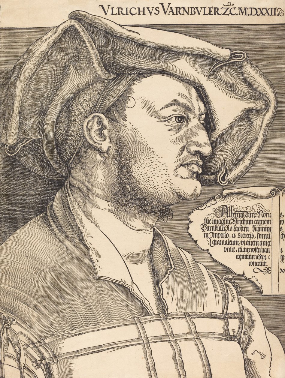 Ulrich Varnbuler, 1522. af Albrecht Dürer