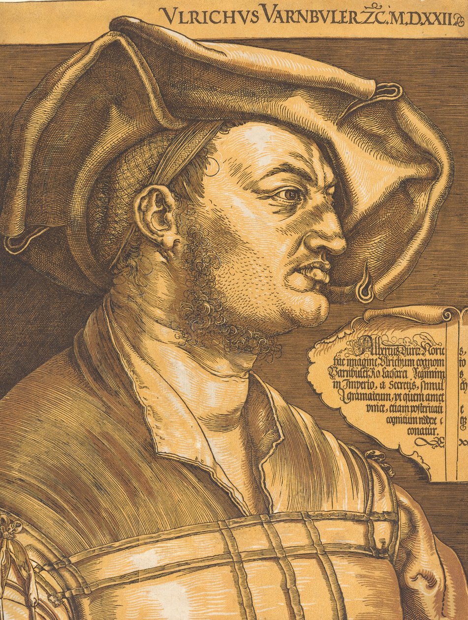 Ulrich Varnbüler, 1522 udgivet ca. 1620. af Albrecht Dürer
