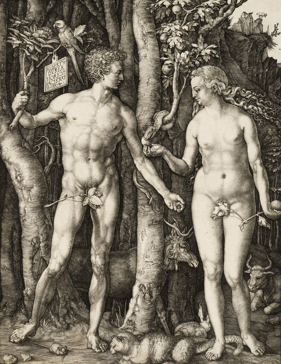 Adam og Eva af Albrecht Dürer