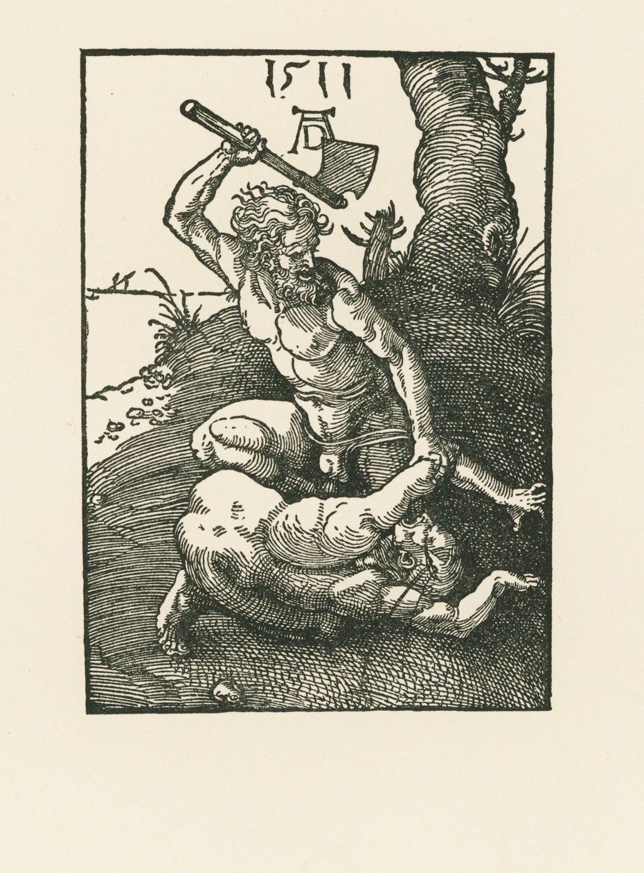 Kain dræber Abel af Albrecht Dürer or Duerer