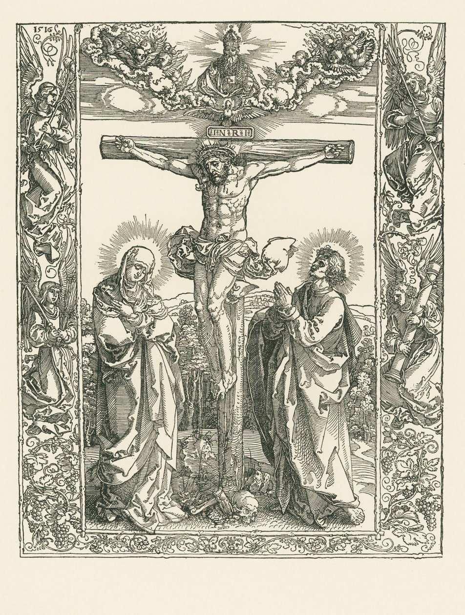 Kristus på korset af Albrecht Dürer or Duerer