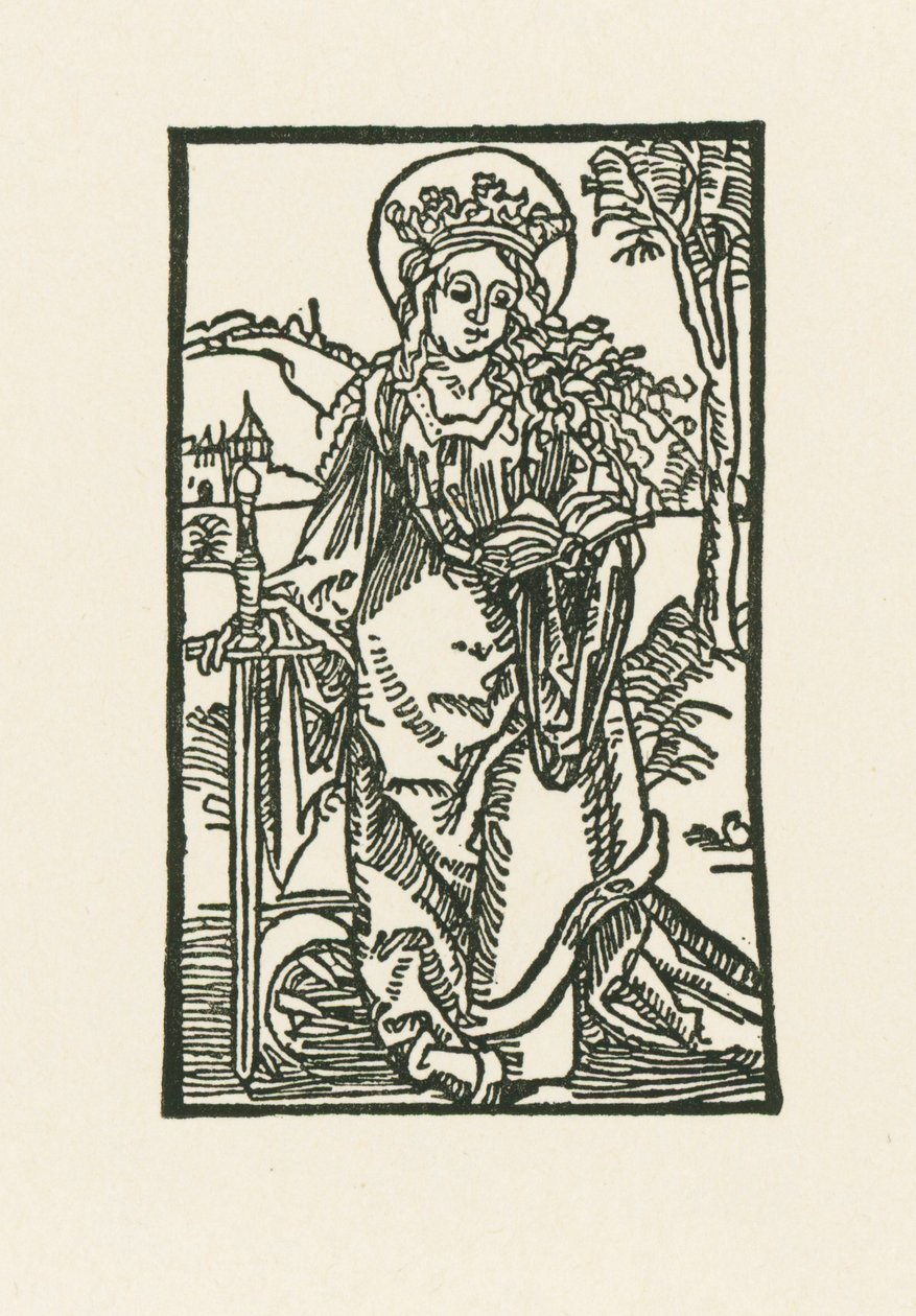 Sankt Katharina af Albrecht Dürer or Duerer