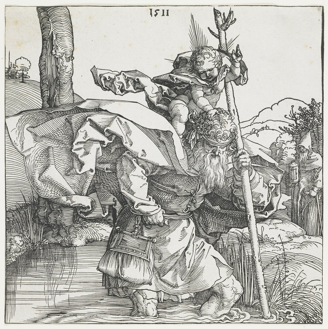Sankt Christopher af Albrecht Dürer