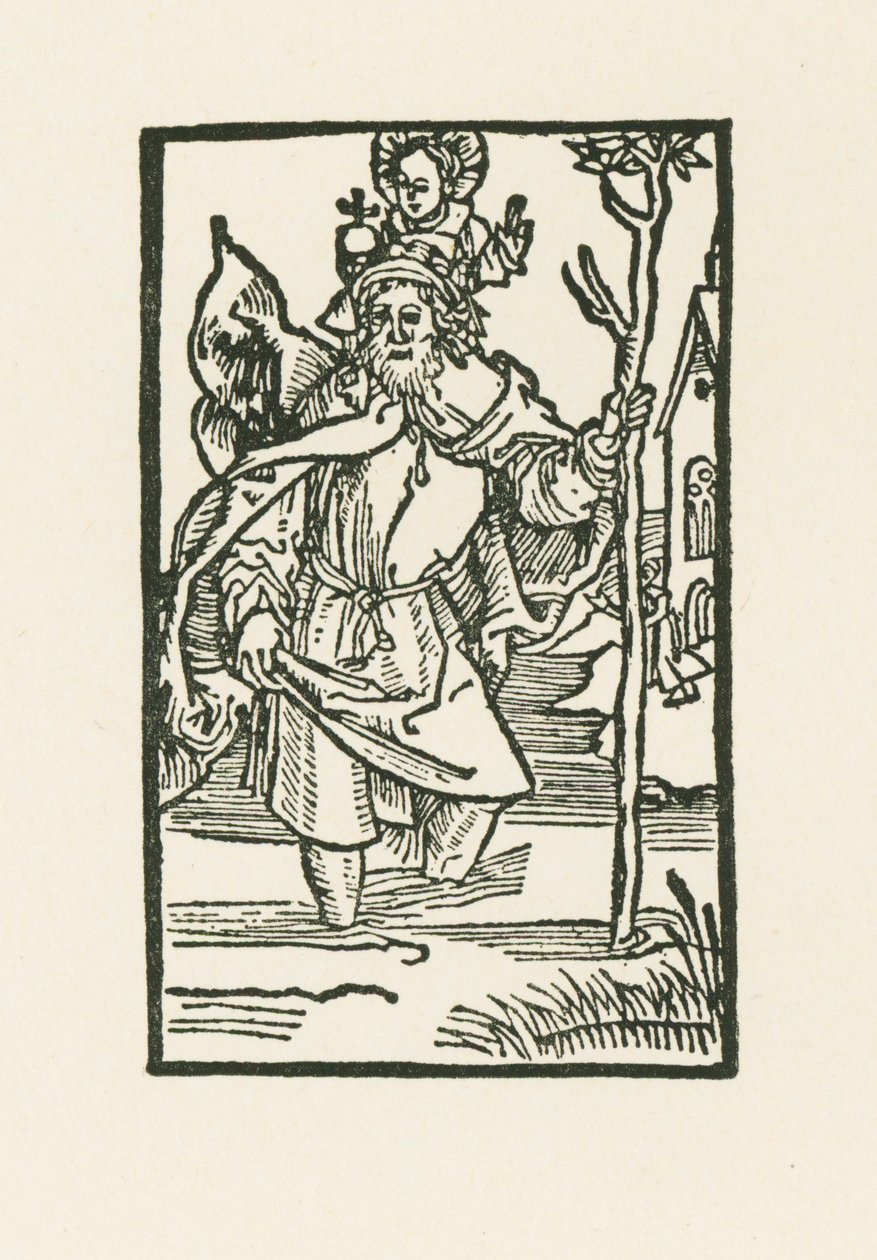 Sankt Kristoffer af Albrecht Dürer or Duerer