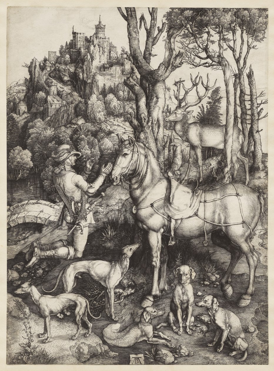 Sankt Eustace, ca. 1501 af Albrecht Dürer
