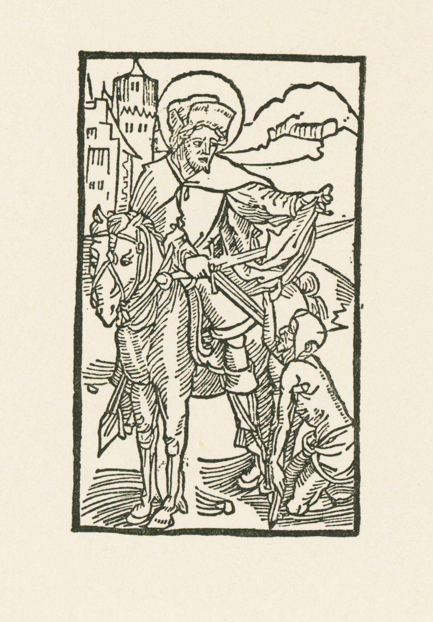 Sankt Martin af Tours af Albrecht Dürer or Duerer