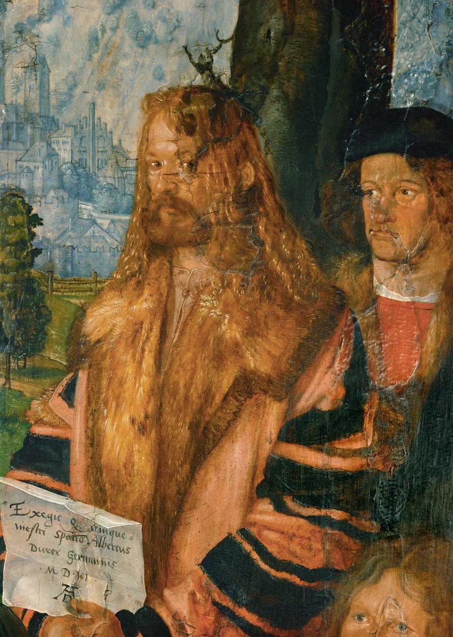Selvportræt af Albrecht Dürer or Duerer