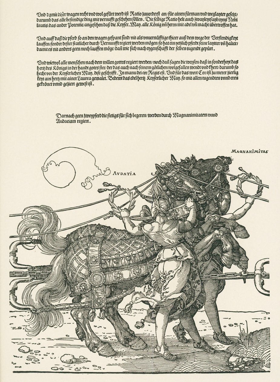 Den store triumfbil af Albrecht Dürer or Duerer