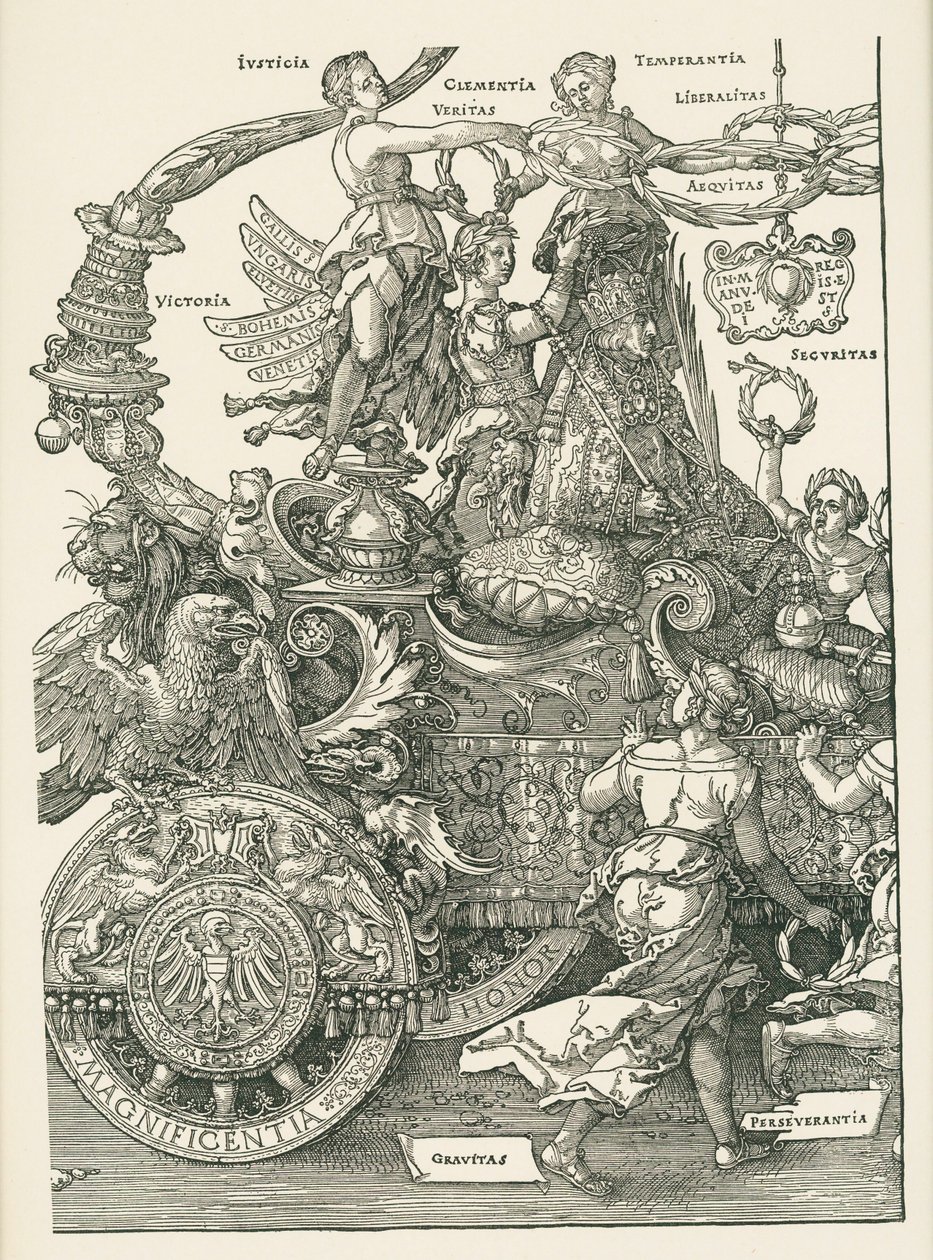 Den store triumfbil af Albrecht Dürer or Duerer