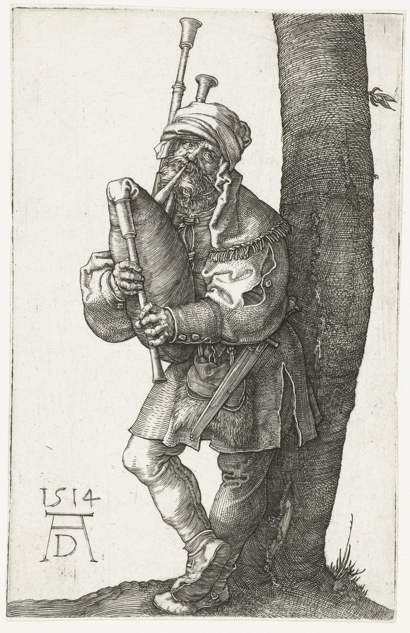 Sækkepibespilleren af Albrecht Dürer or Duerer