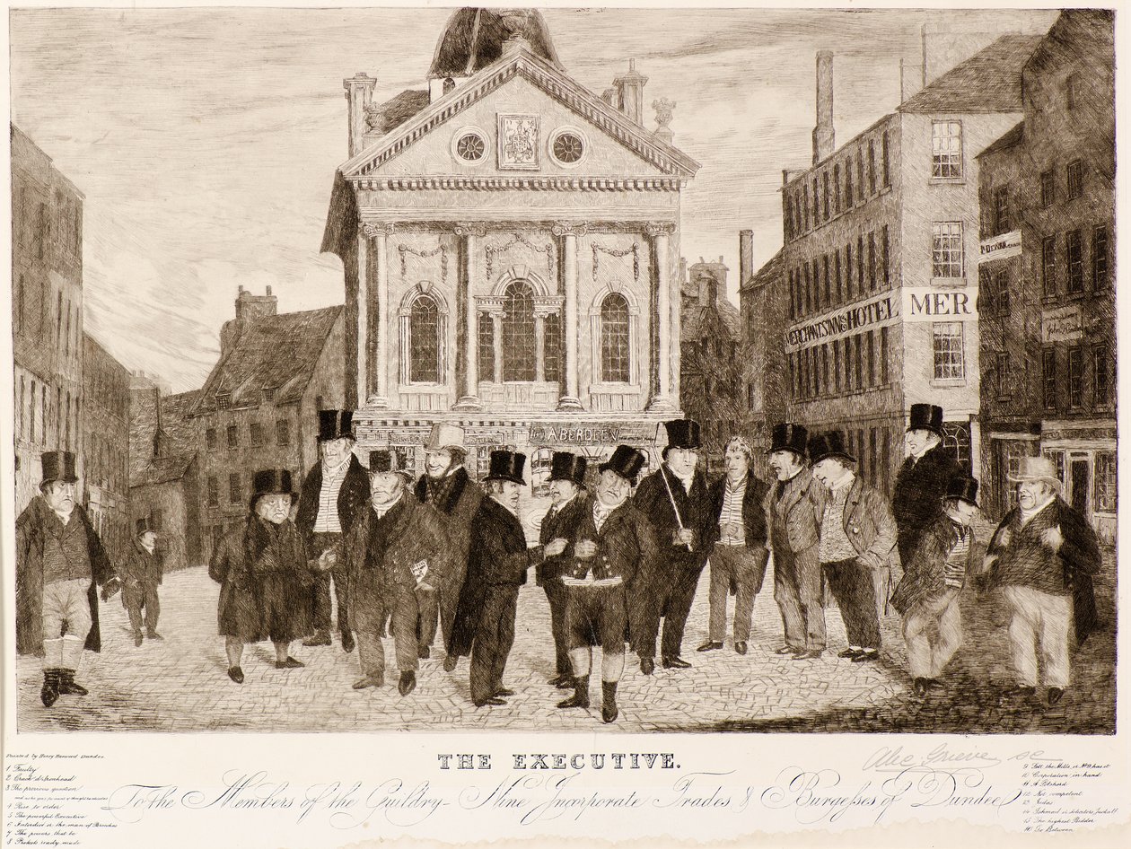 The Executive (ætsning) af Alec Grieve