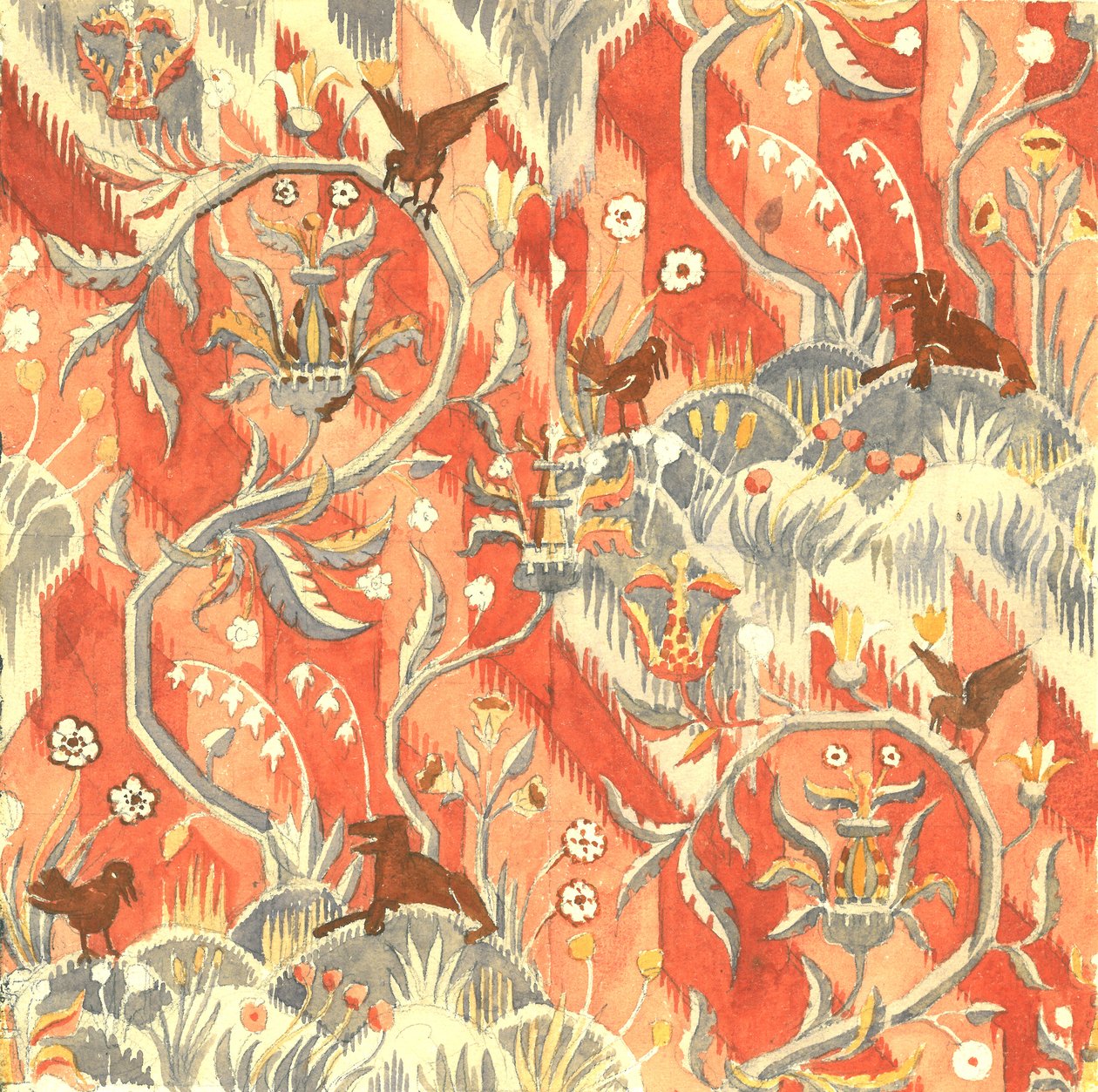 Thistle Valley, november 1927 (gouache på papir) af Alec Hunter
