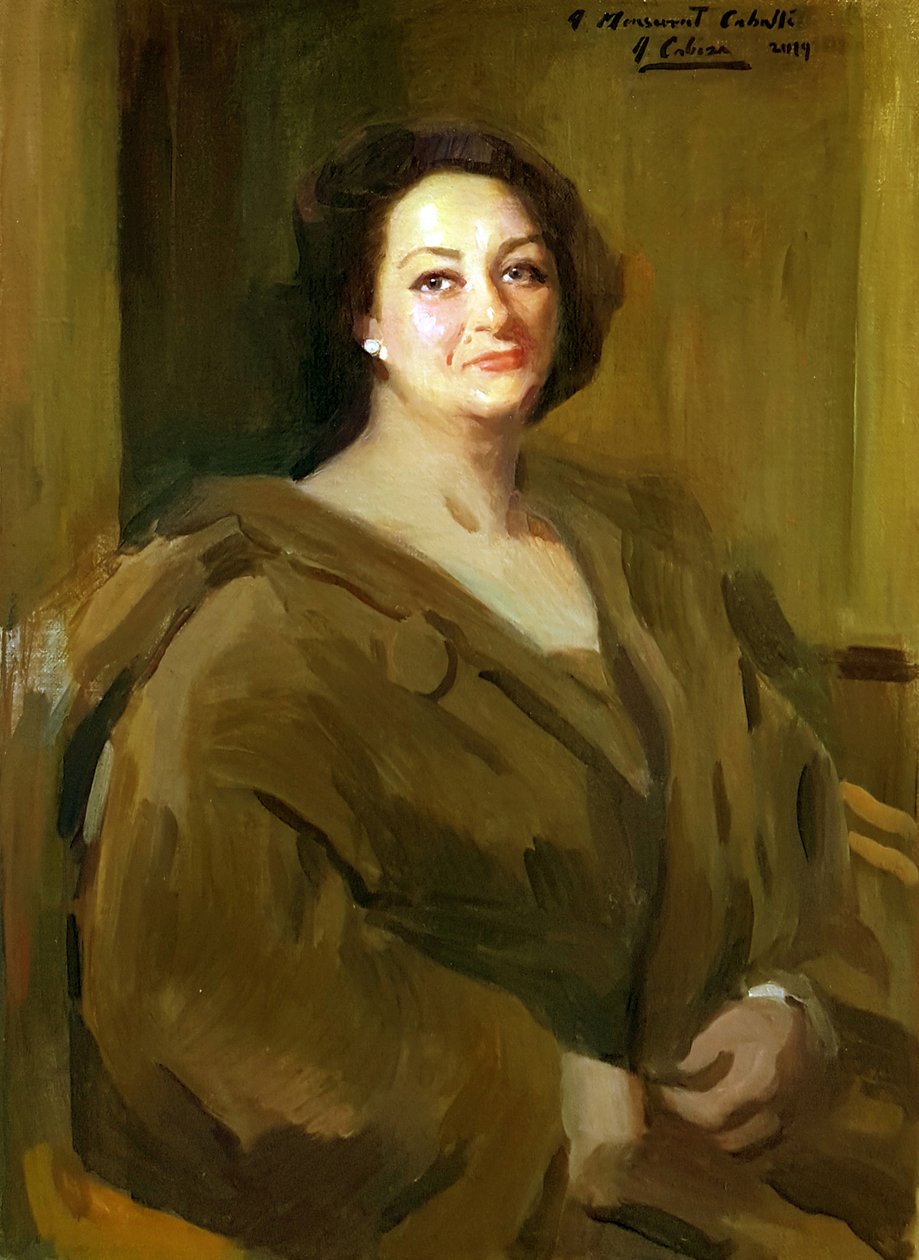 Montserrat Caballé af Alejandro Cabeza