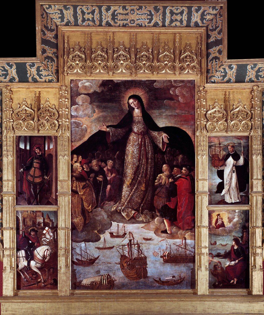 Søfarernes Jomfru, 1505-36 af Alejo Fernandez