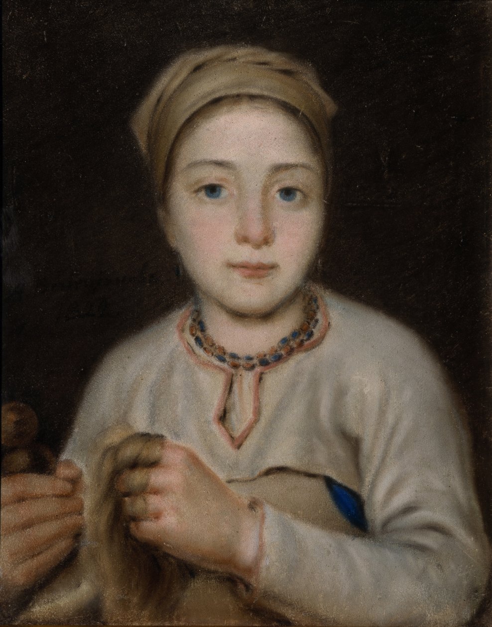 Anisya, 1822 af Aleksei Gavrilovich Venetsianov