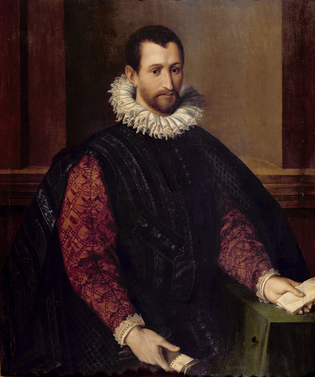 Portræt af en gentleman af Alessandro Allori