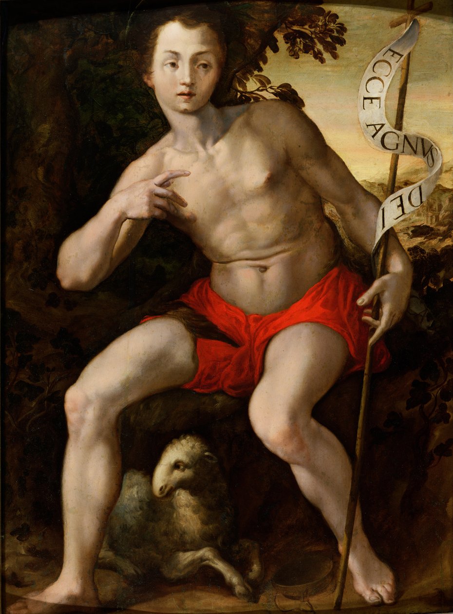 Johannes Døberen af Alessandro Allori