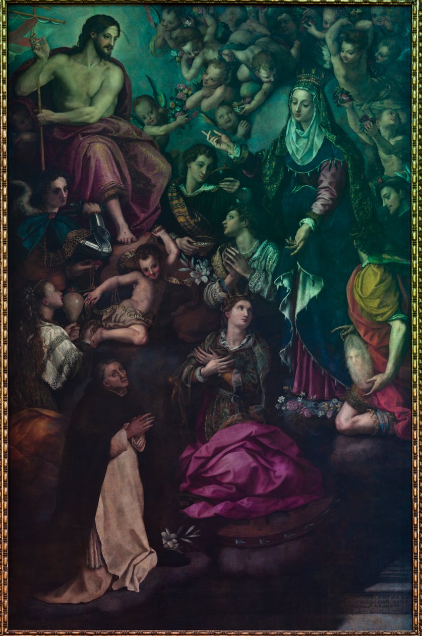 Synet om St. Hyacint af Alessandro Allori