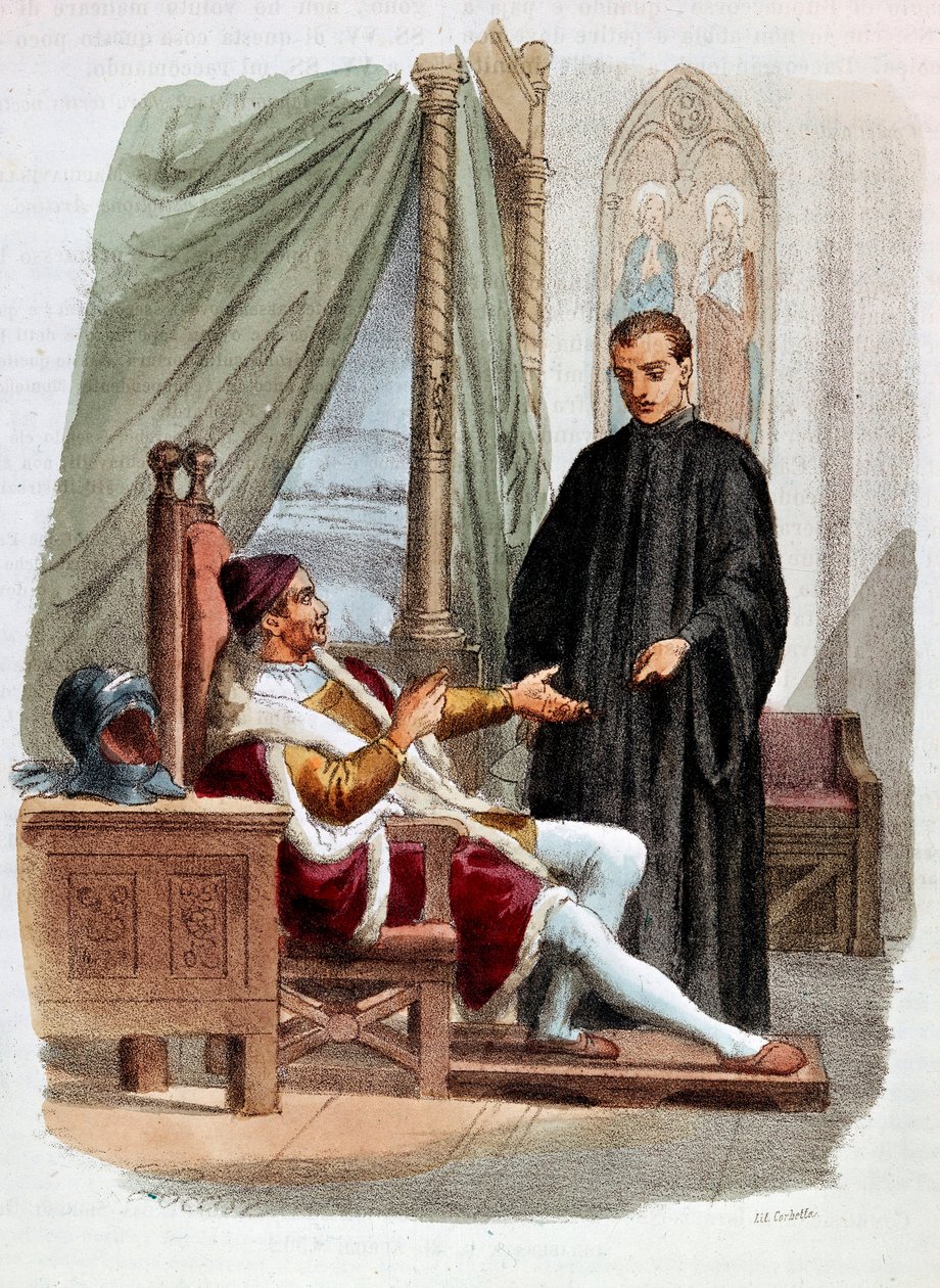 Niccolo di Bernardo dei Machiavelli (Nicolas Machiavel af Alessandro Focosi