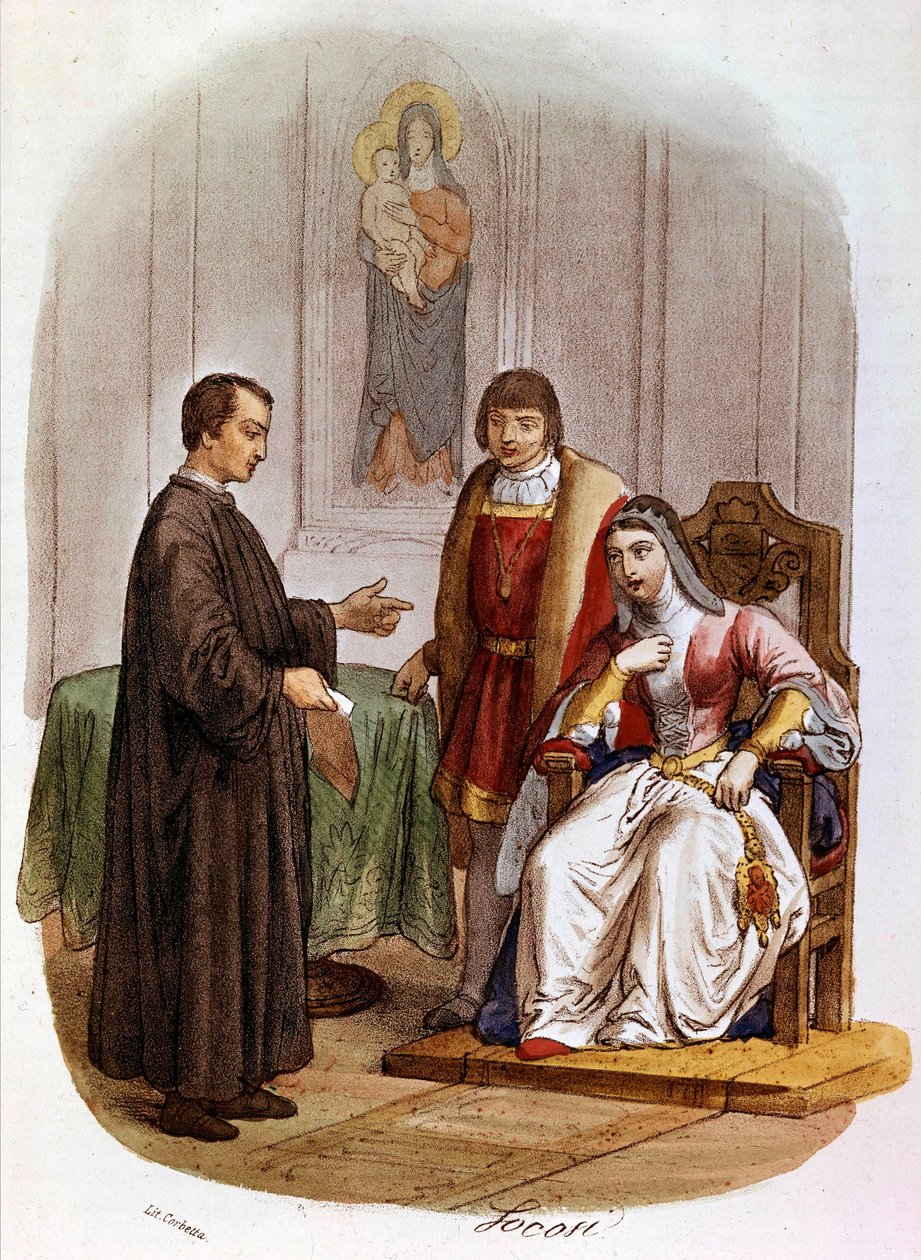 Niccolo di Bernardo dei Machiavelli (Nicolas Machiavel af Alessandro Focosi