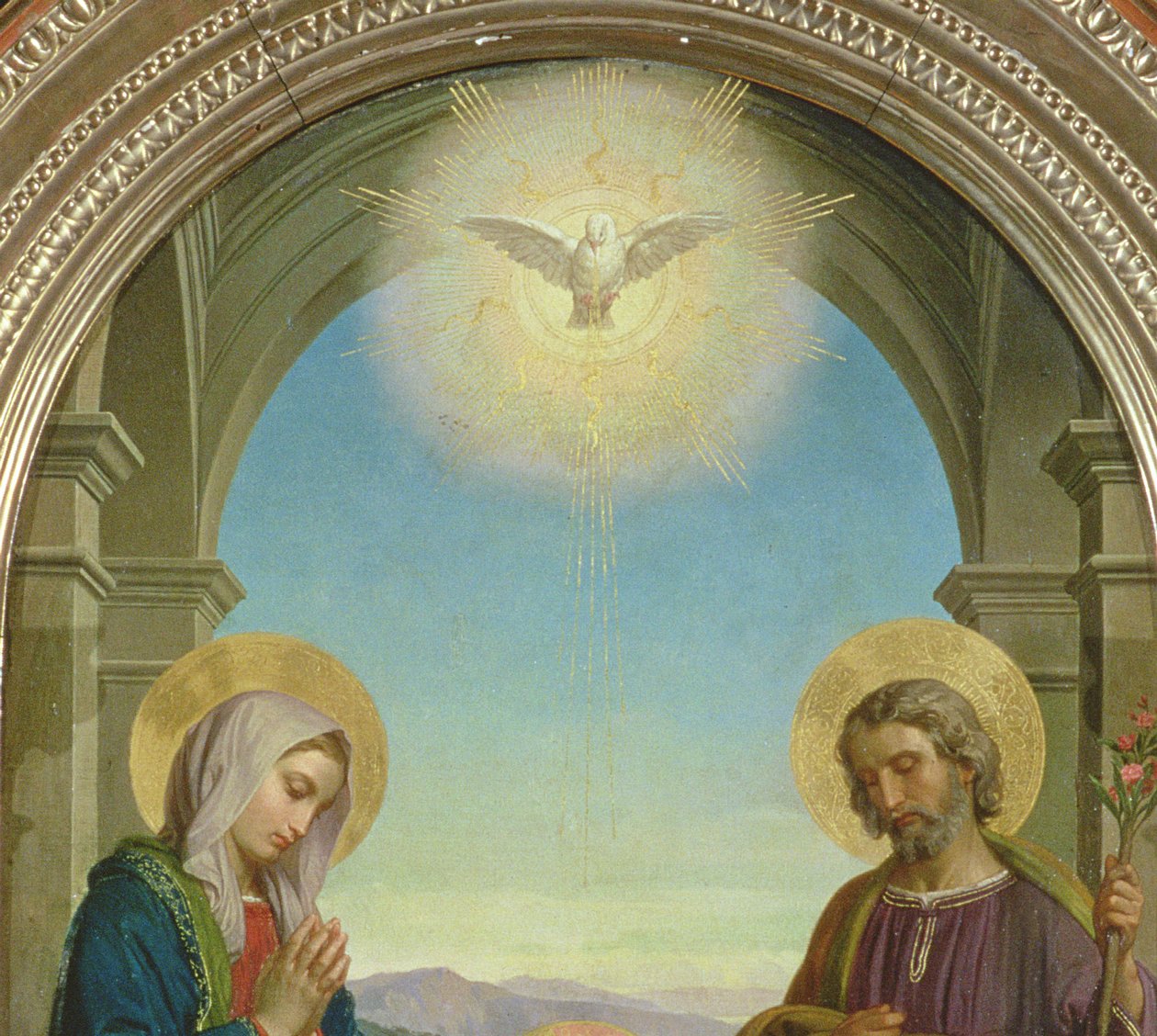 Hellige Familie, 1898 af Alessandro Franchi