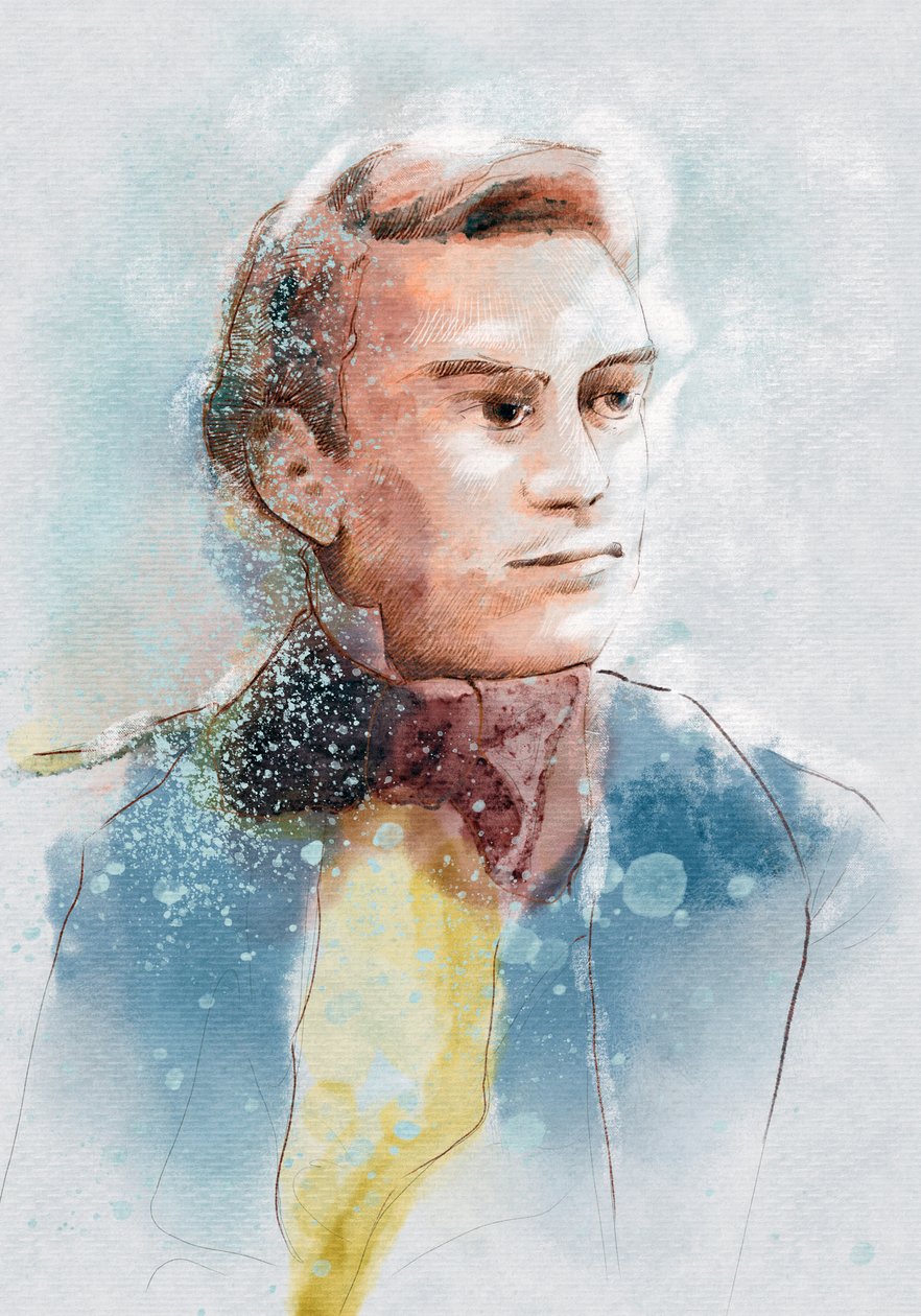 Alfred Nobel, 2023 (illustration) af Alessandro Lonati