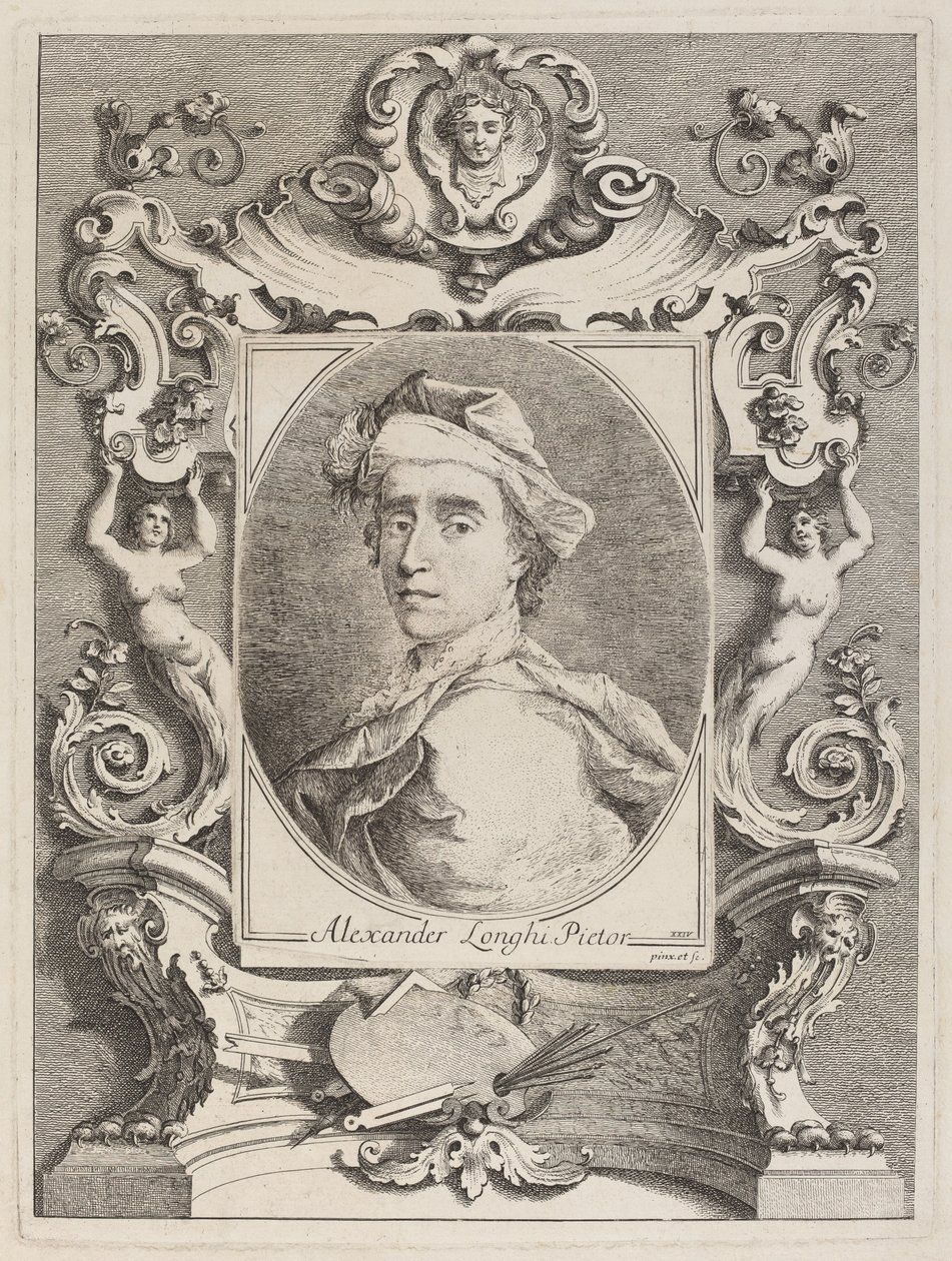 Selvportræt af Alessandro Longhi