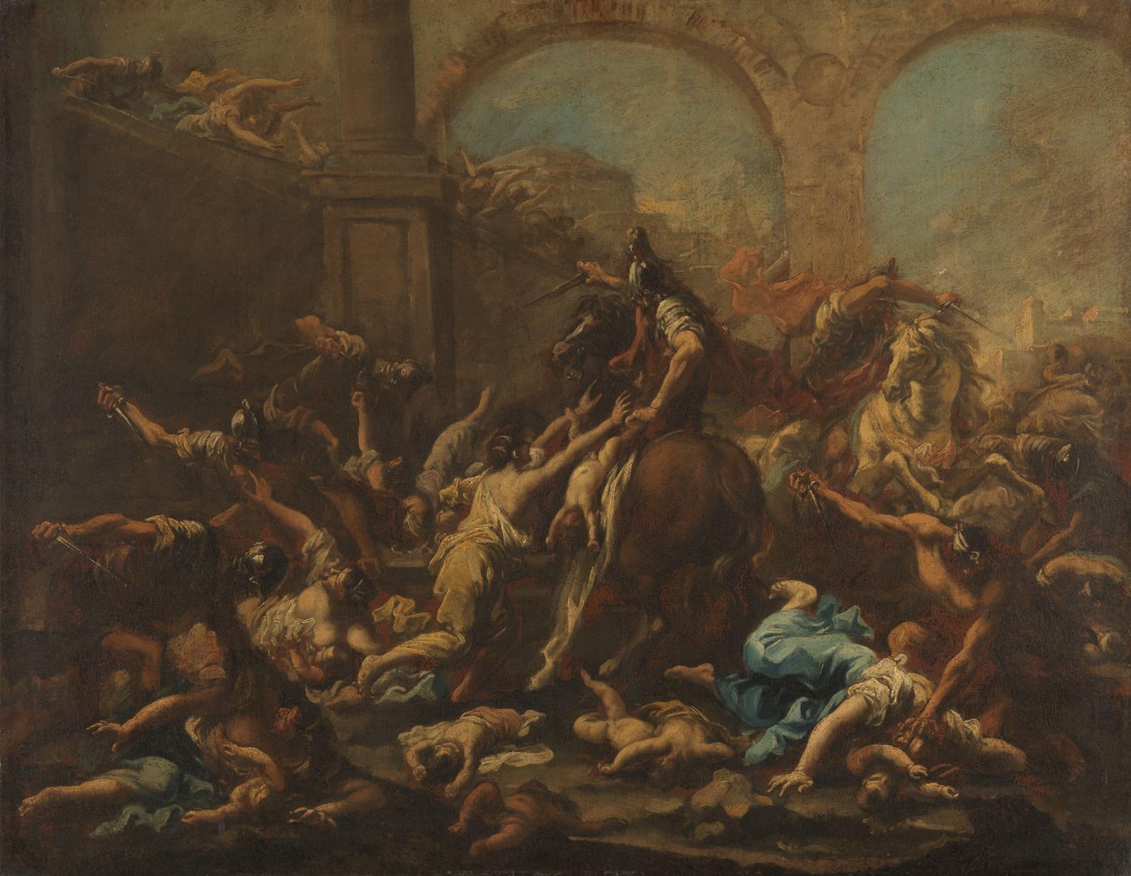 Massakren på de uskyldige af Alessandro Magnasco
