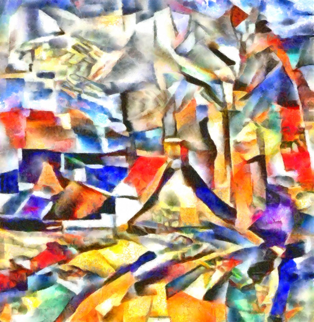 Skitse (landskab II), 2017, af Alex Caminker