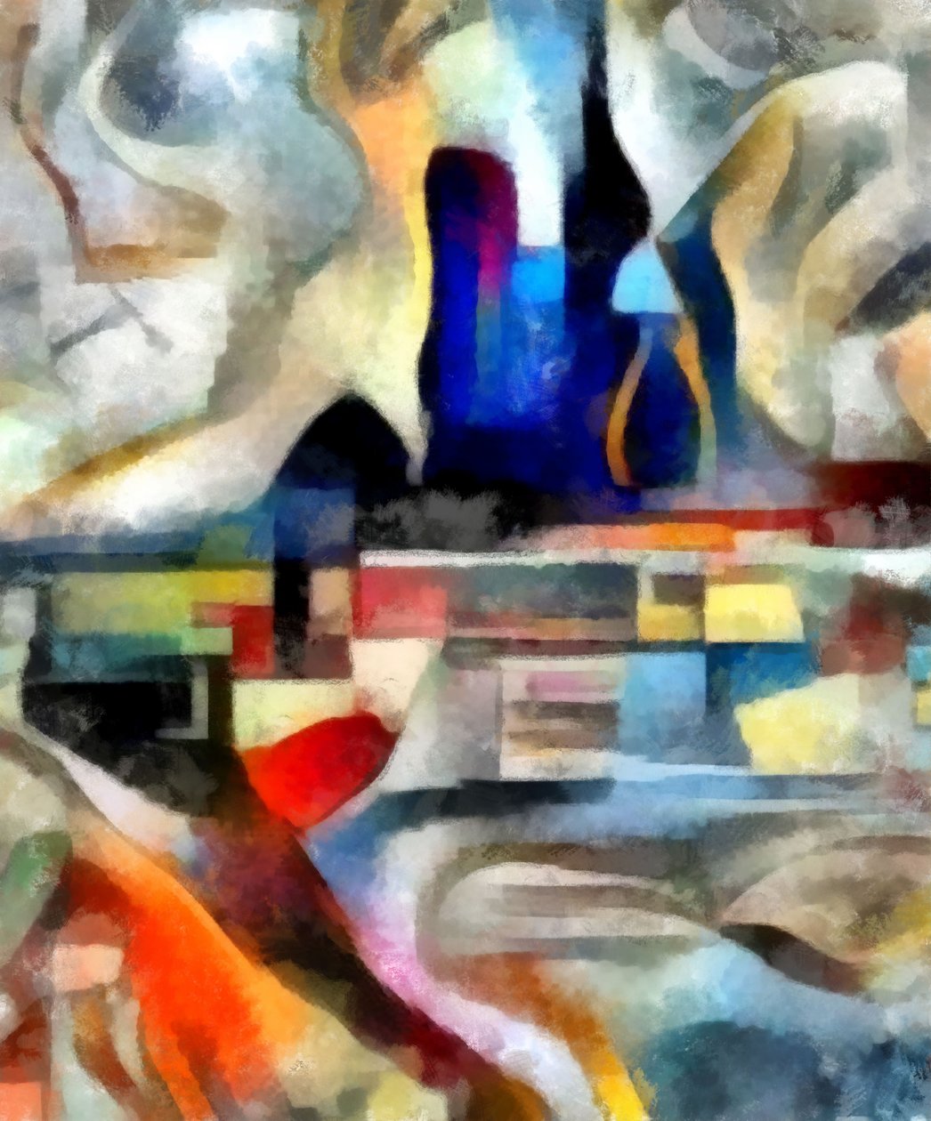 katedral, 2017, (blandet medier) af Alex Caminker