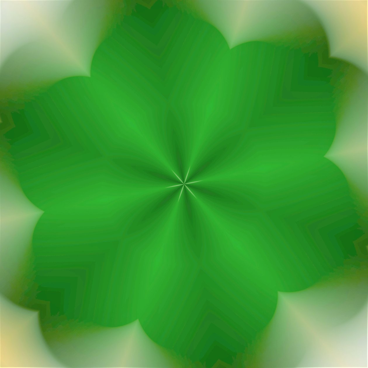 Blomster, 2019, (gradient) af Alex Caminker