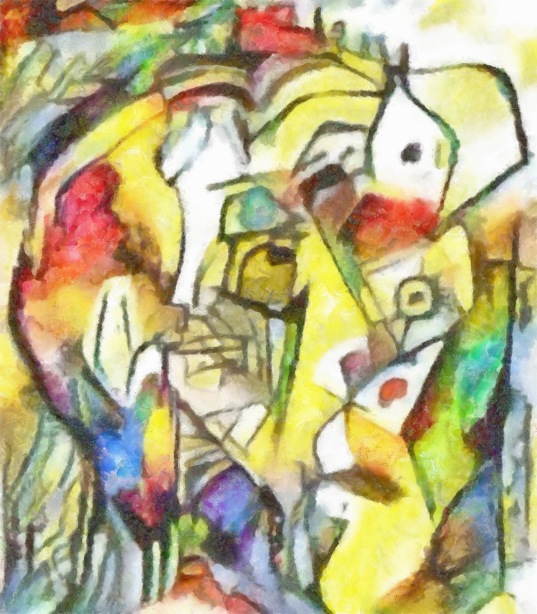 Syn, 2016, (blandet medier) af Alex Caminker