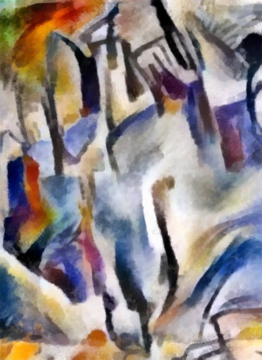 Sneklædt skov,2016, af Alex Caminker