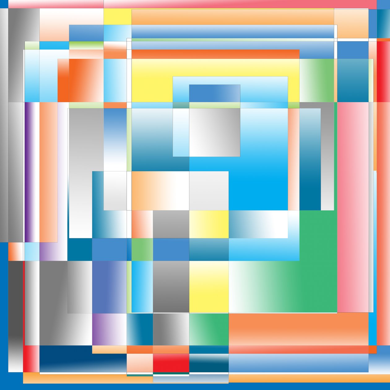 luft, 2019, (gradient) af Alex Caminker