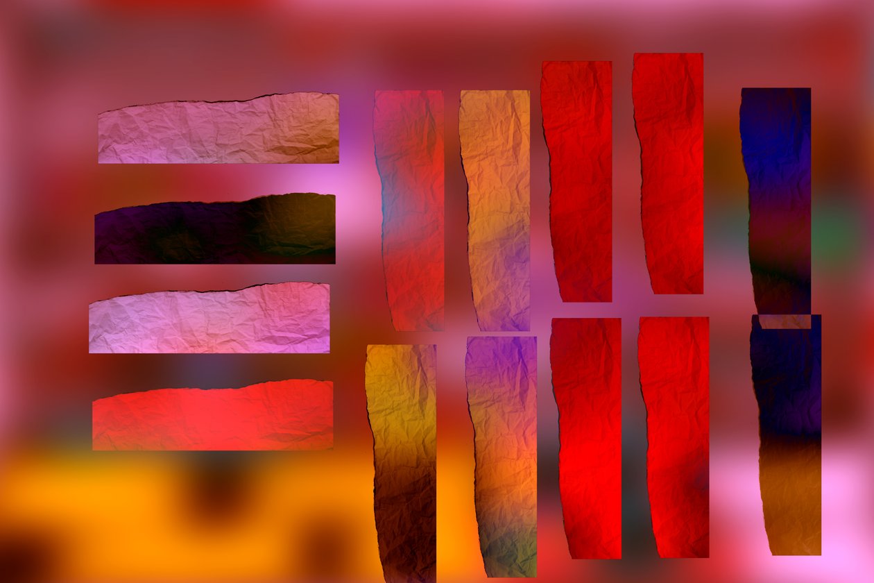 etude #3,2019,(blandet medier) af Alex Caminker