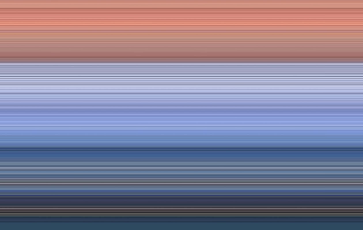 aften på havet, 2017,(digital) af Alex Caminker