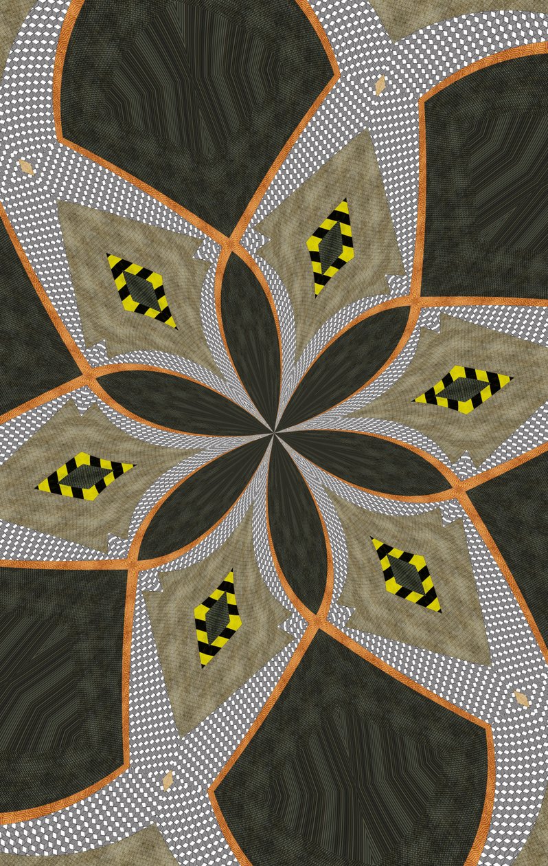 blomster;61,2019,(blandet medier) af Alex Caminker