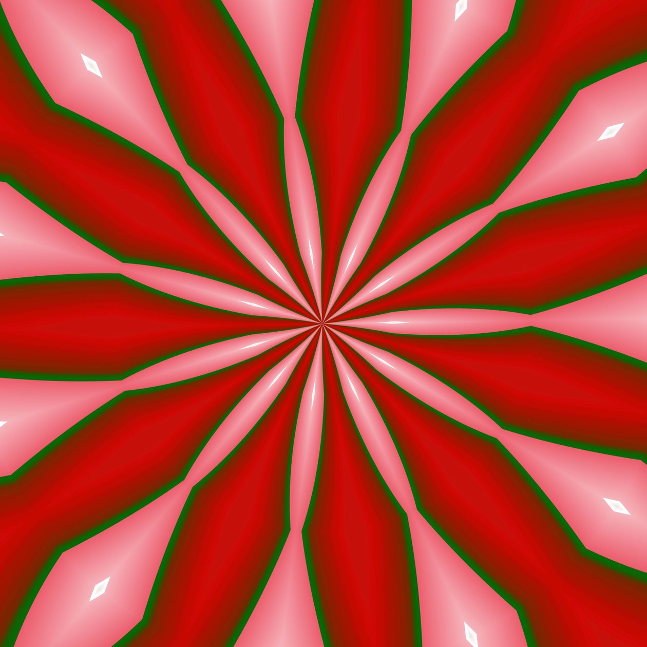 blomster #3,2019,(gradient) af Alex Caminker