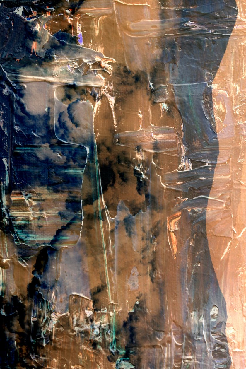 fluiditetsregler, 2019, (collage) af Alex Caminker