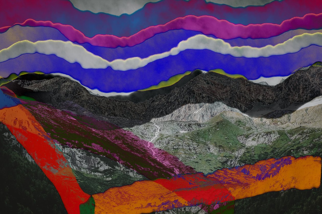 implicit, 2019, (collage) af Alex Caminker