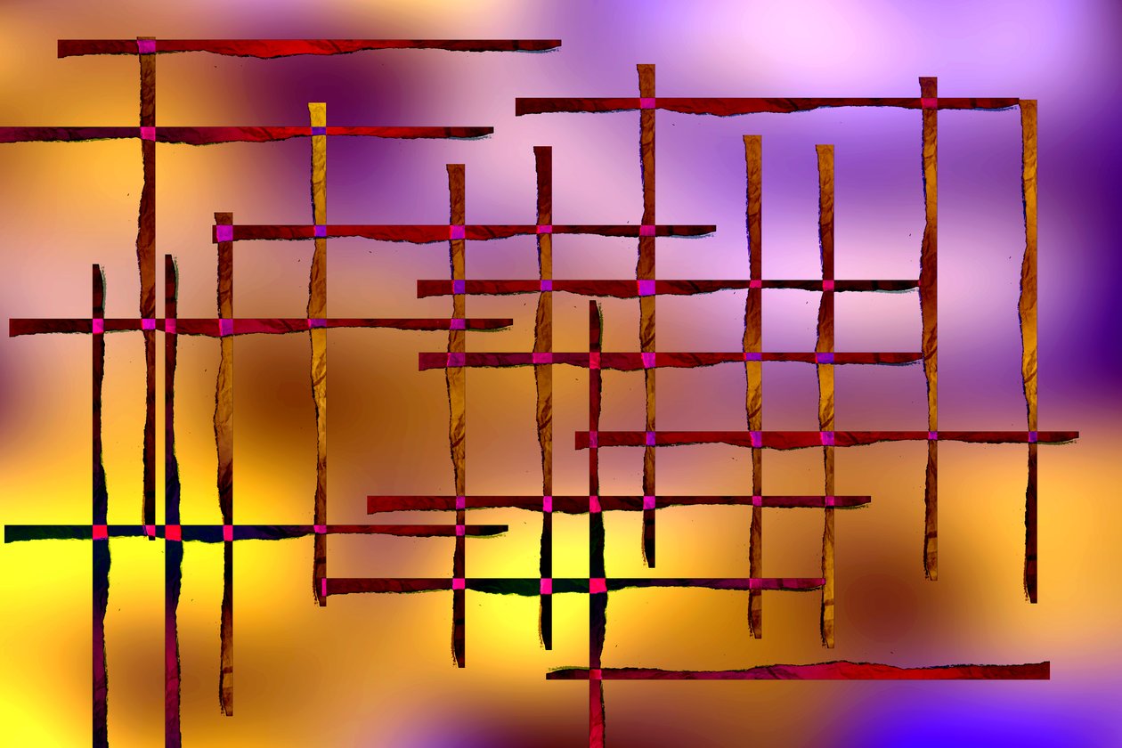 uadskillelighed, 2019, (blandet medier) af Alex Caminker