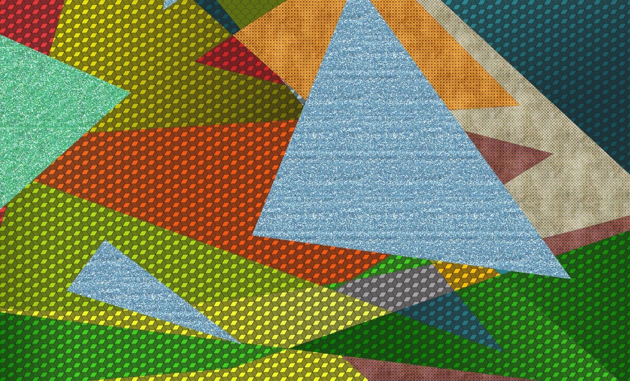landskab #28,2019,(blandet medier) af Alex Caminker