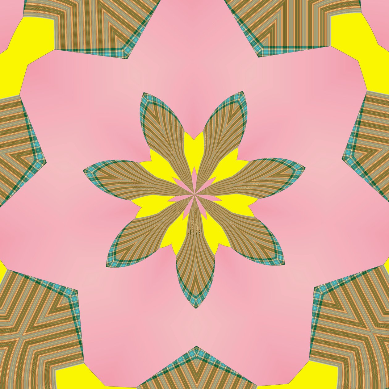 ornament #29,2019,(blandet medier) af Alex Caminker
